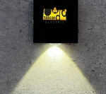 چراغ دیواری دکوراتیو دو طرفه مکعب مربع (کبریتی)